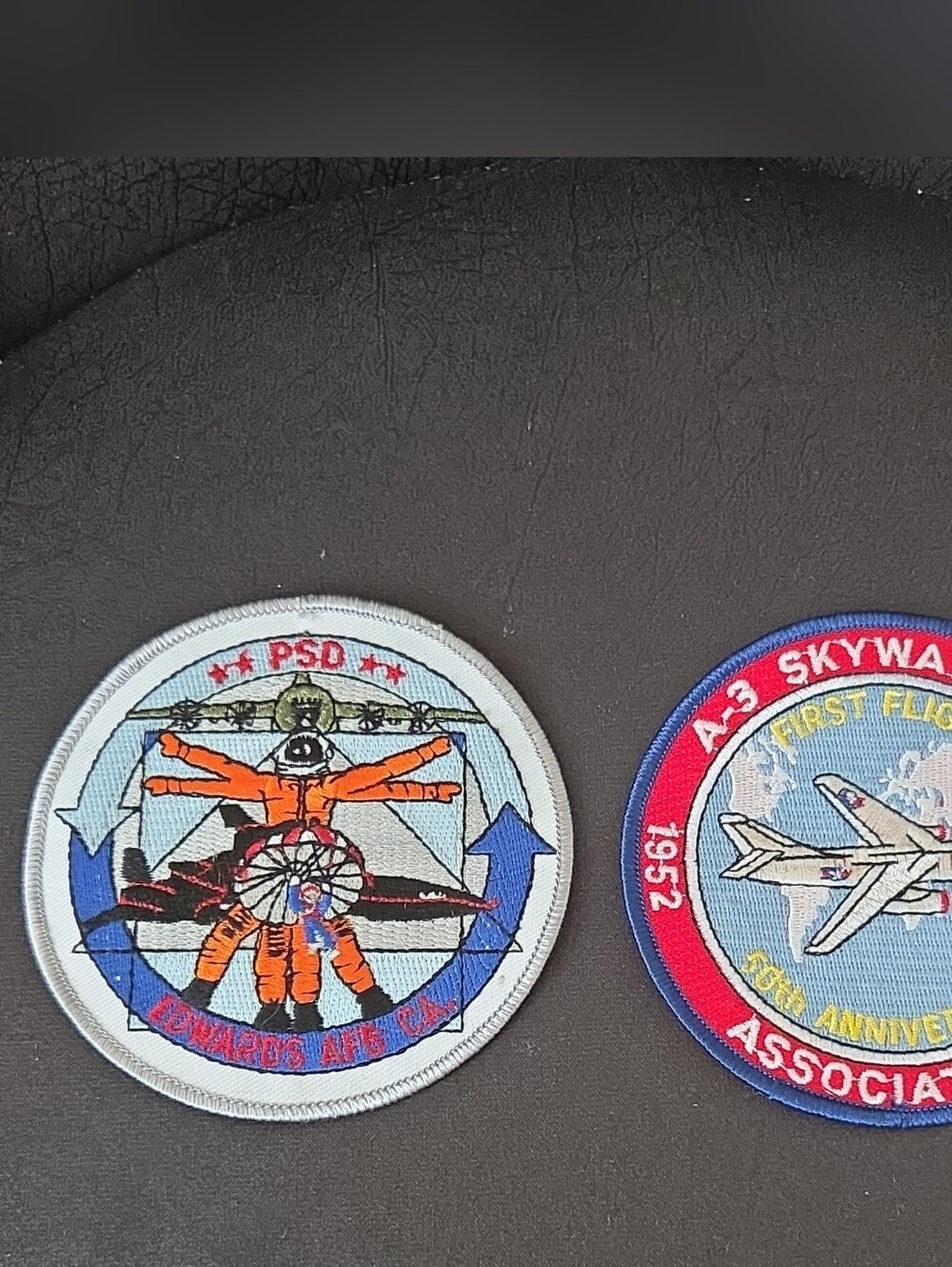 Vtg Aerospace Patch Lot A-3 Skywarrior Association & PSD Edwards AFB Flight Test